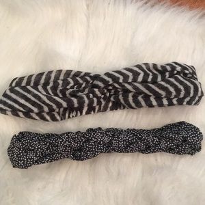 Black head band set